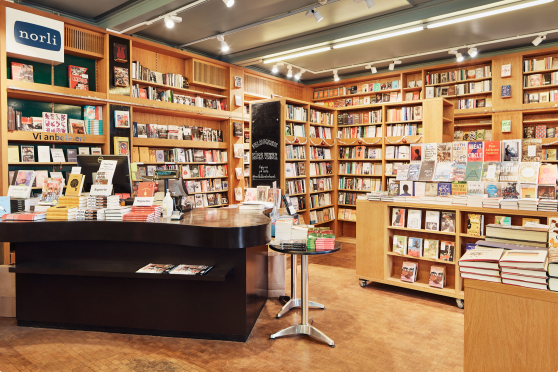 The bookshop Norli Litteraturhuset