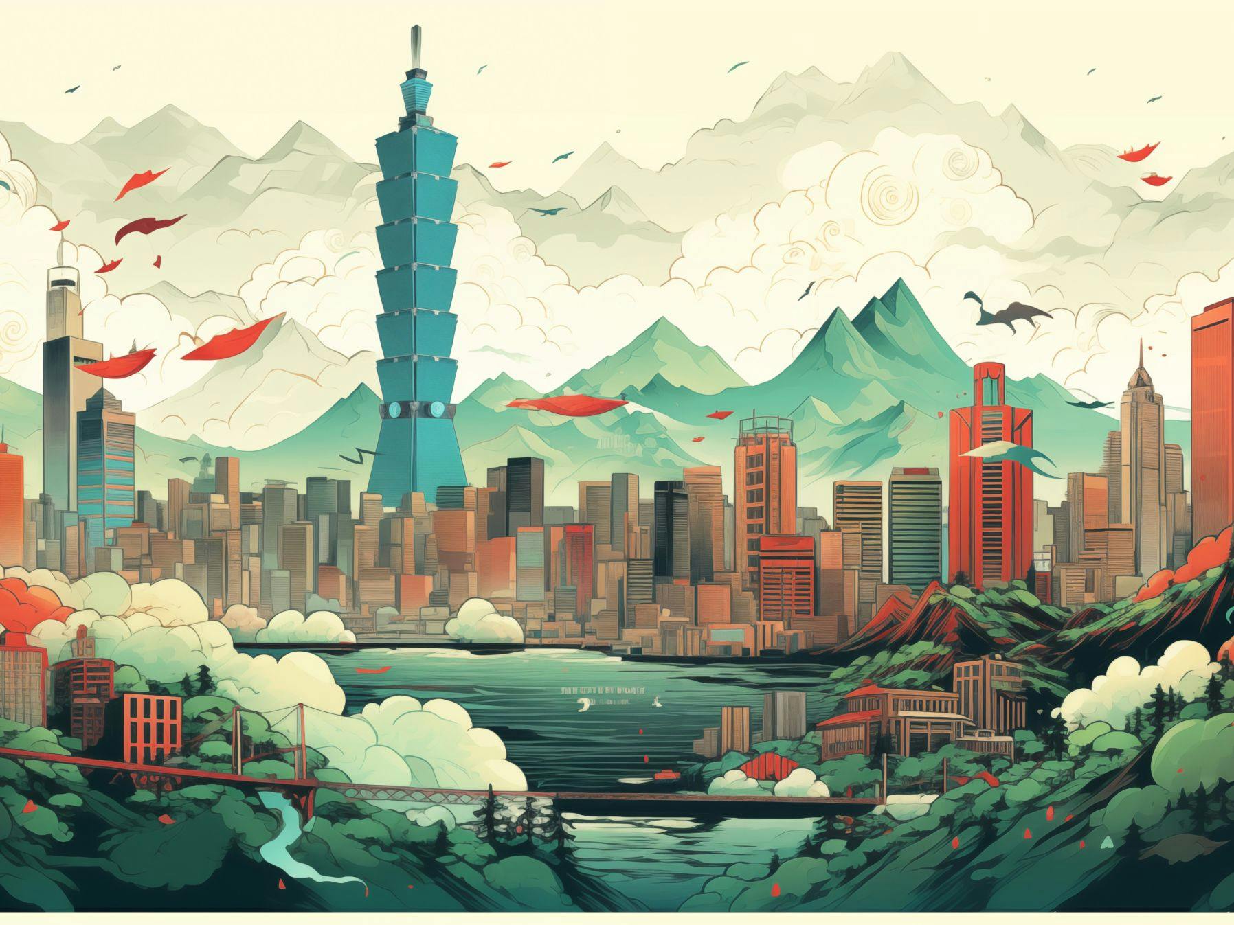Illustrasjon av Taiwan