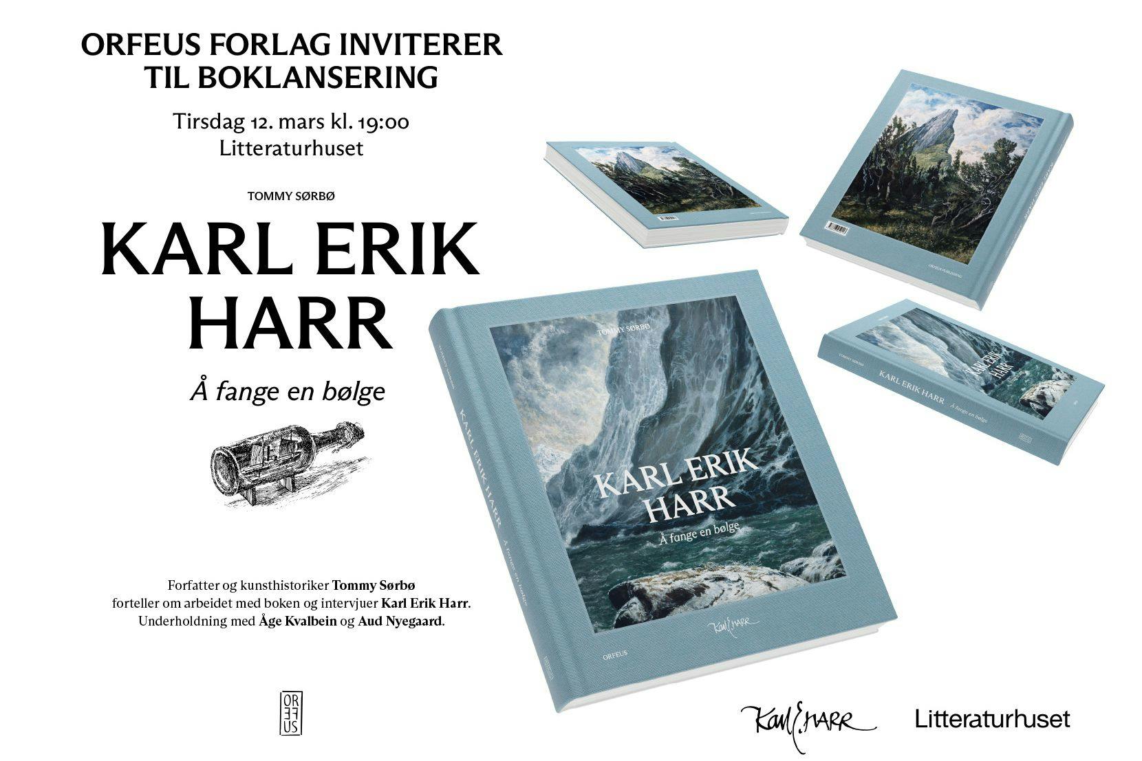 Bildet av bok om Karl Erik Harr